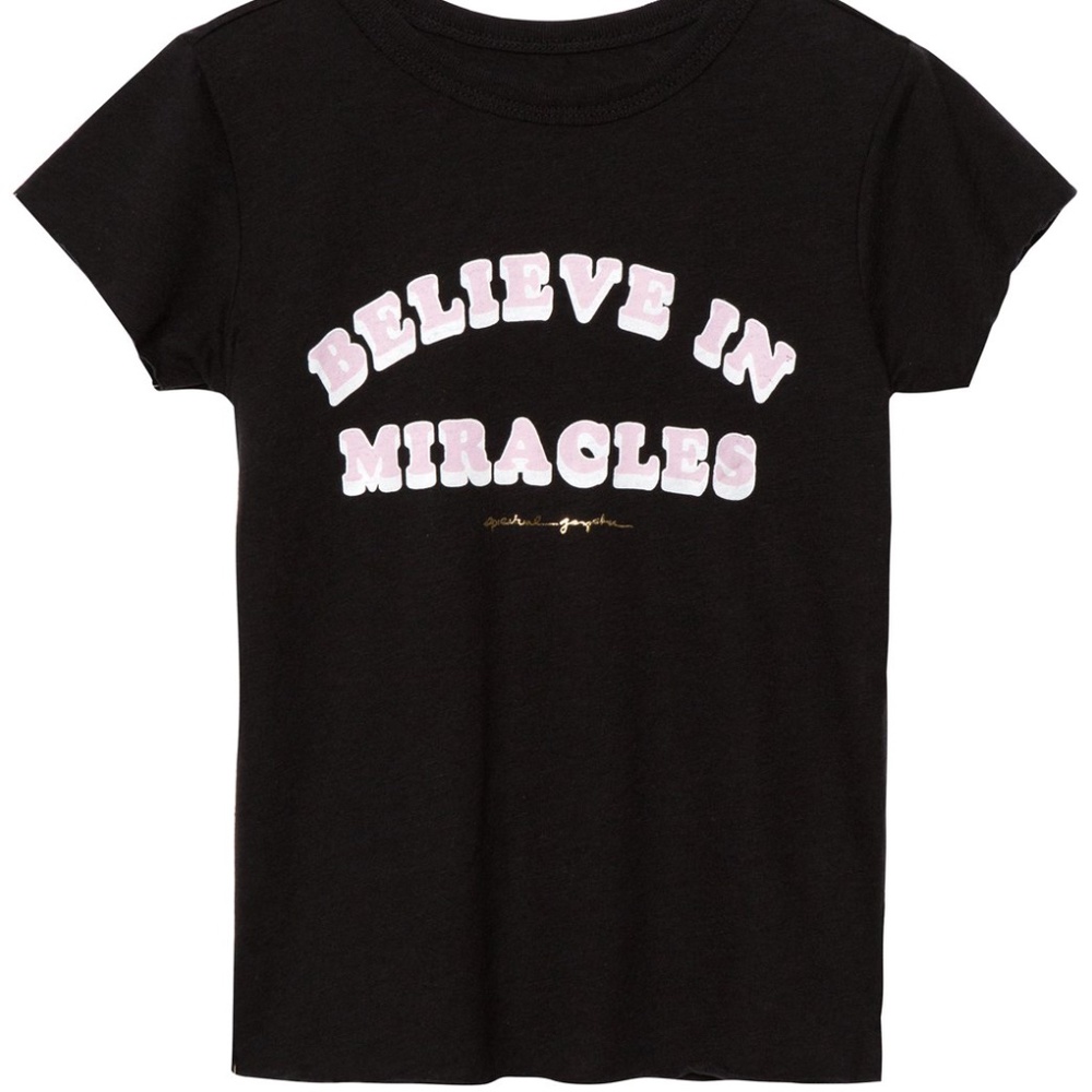 Spiritual Gangster 'BELIEVE IN MIRACLES' tee